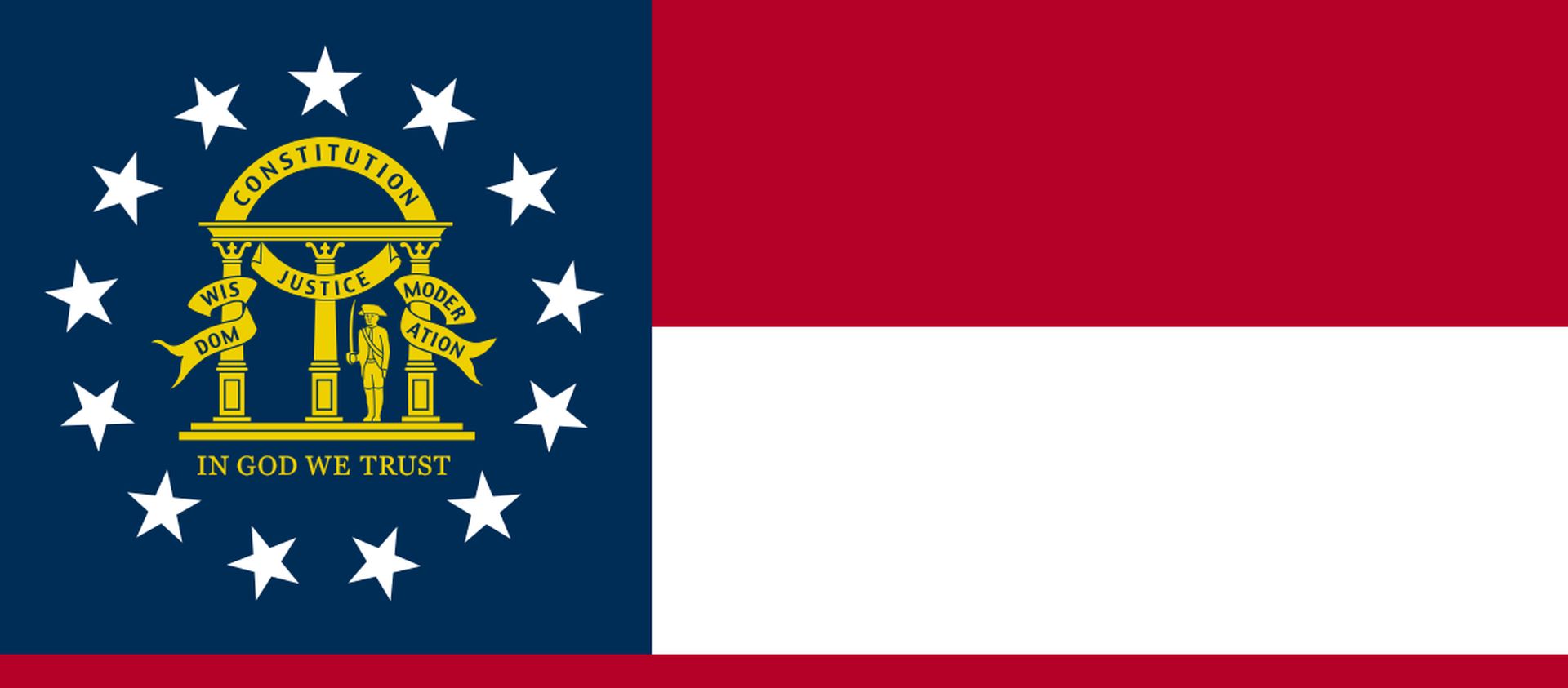 Signs Of Live Poker Growth Appearing In U S S Traditional South   Flag Of Georgia 